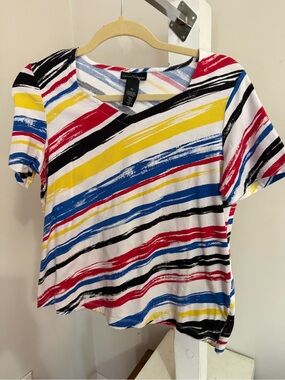 Alfred Dunner Watercolor Brushstrokes Shirt